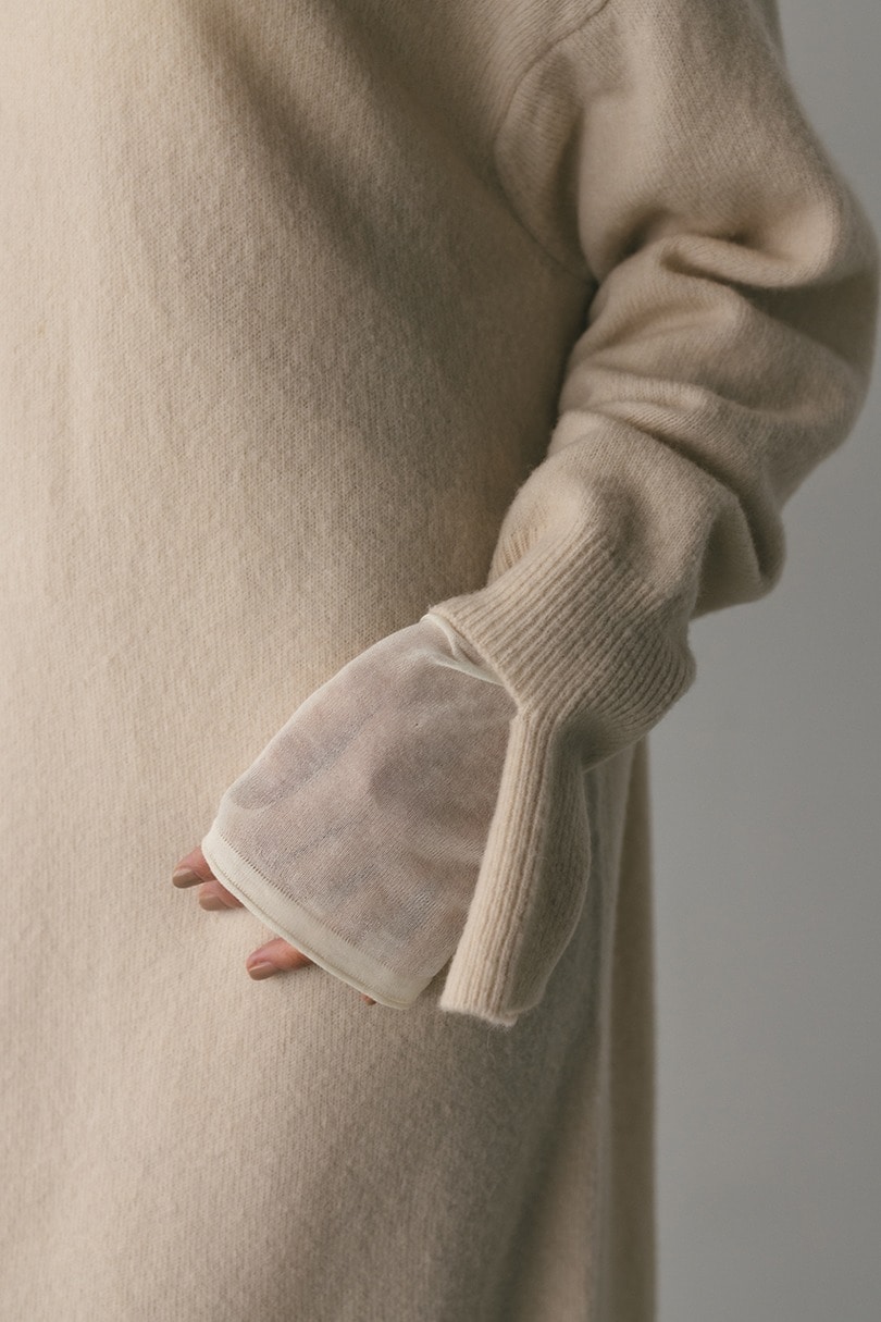 ルーズウールニットワンピース 詳細画像 IVOY 5