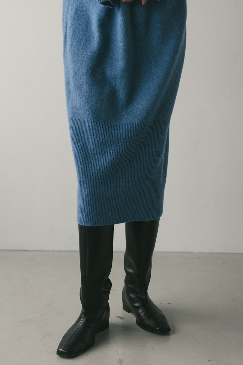 ルーズウールニットワンピース 詳細画像 BLU 6