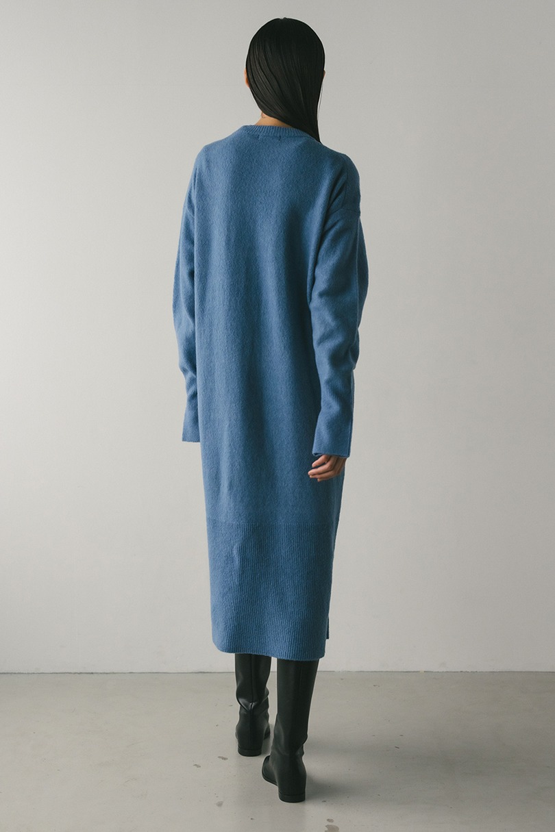 ルーズウールニットワンピース 詳細画像 BLU 7