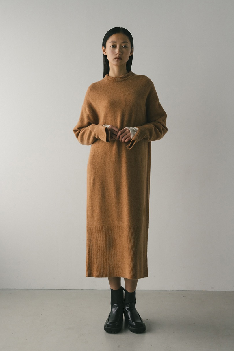 ルーズウールニットワンピース 詳細画像 CAM 2