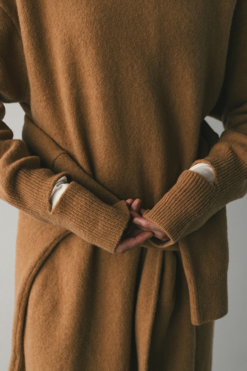 ルーズウールニットワンピース 詳細画像 CAM 9