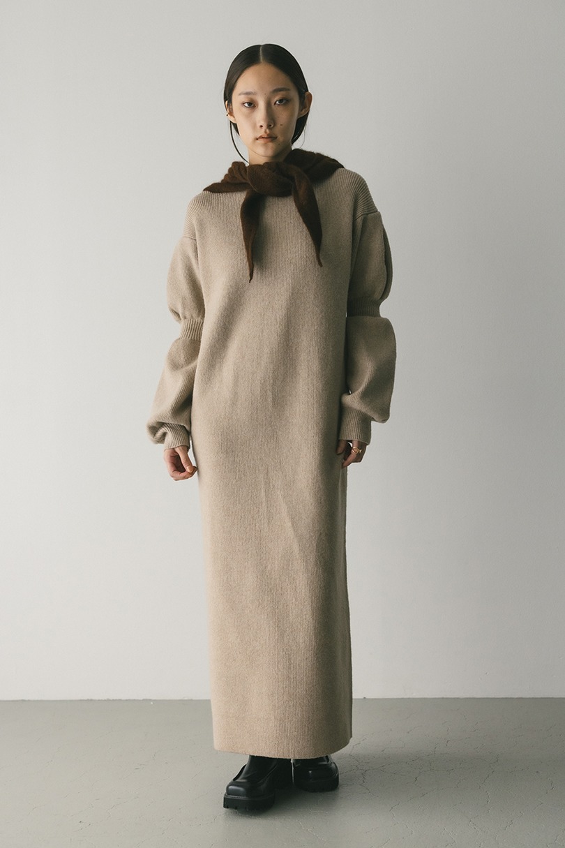 キャンディースリーブニットワンピース 詳細画像 BEG 2