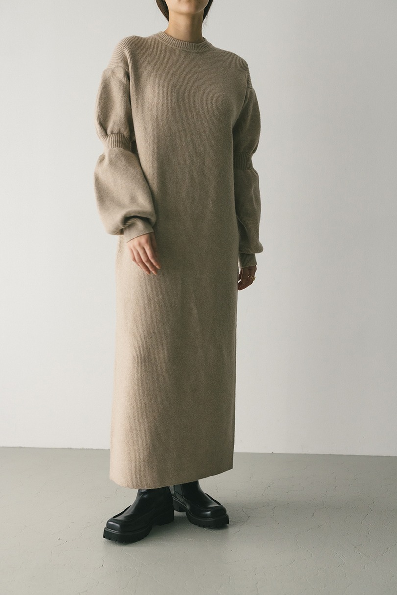 キャンディースリーブニットワンピース 詳細画像 BEG 3