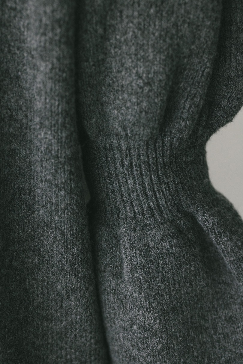 キャンディースリーブニットワンピース 詳細画像 GRY 12