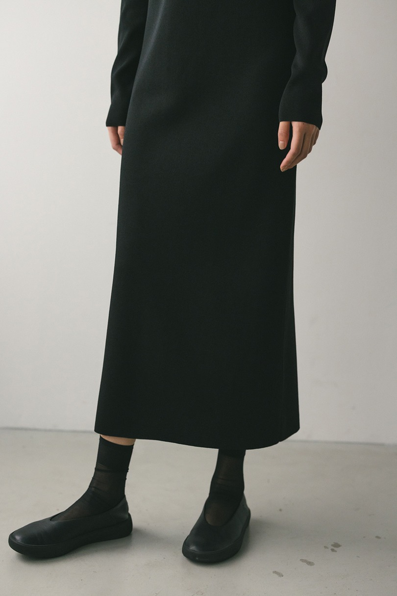 2ピースバルーンペプラムニットワンピース 詳細画像 BLK 7