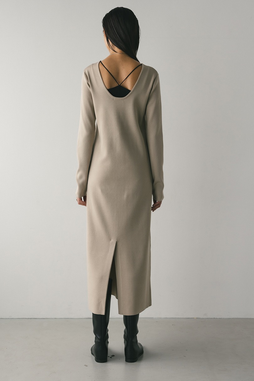 2ピースバルーンペプラムニットワンピース 詳細画像 BEG 9