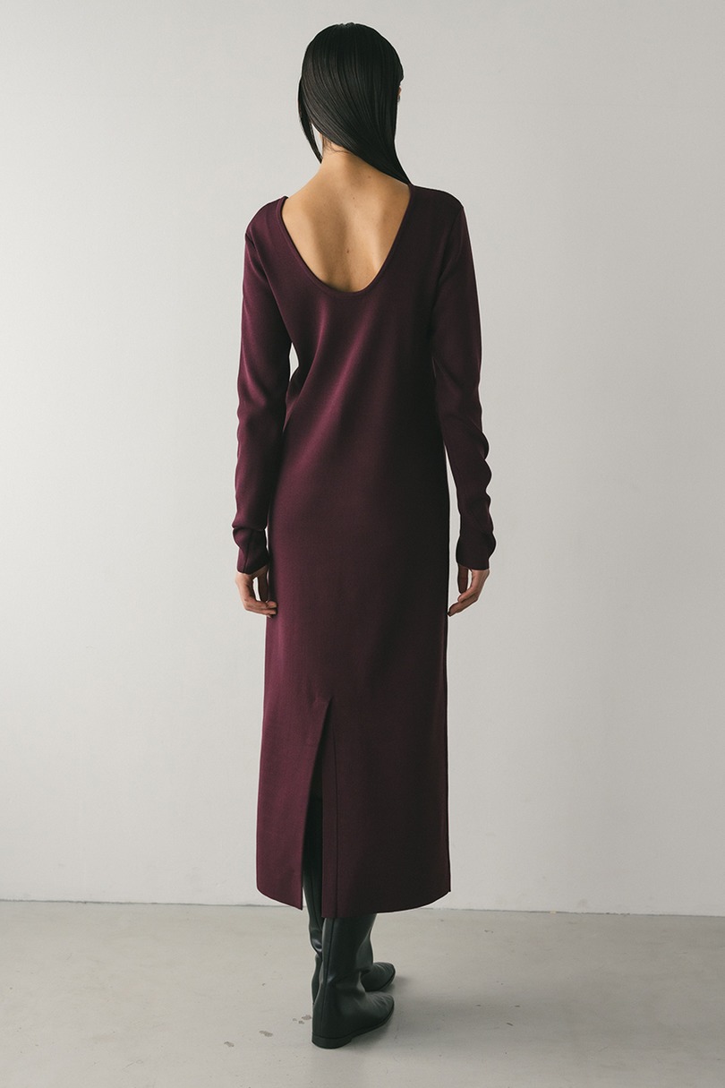 2ピースバルーンペプラムニットワンピース 詳細画像 BRD 11