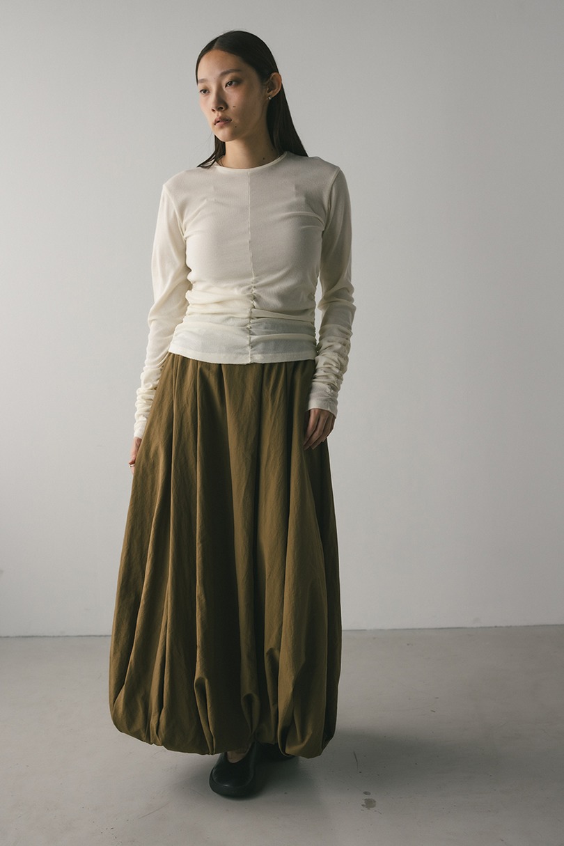 ギャザーソフトリブカットトップ 詳細画像 IVOY 2