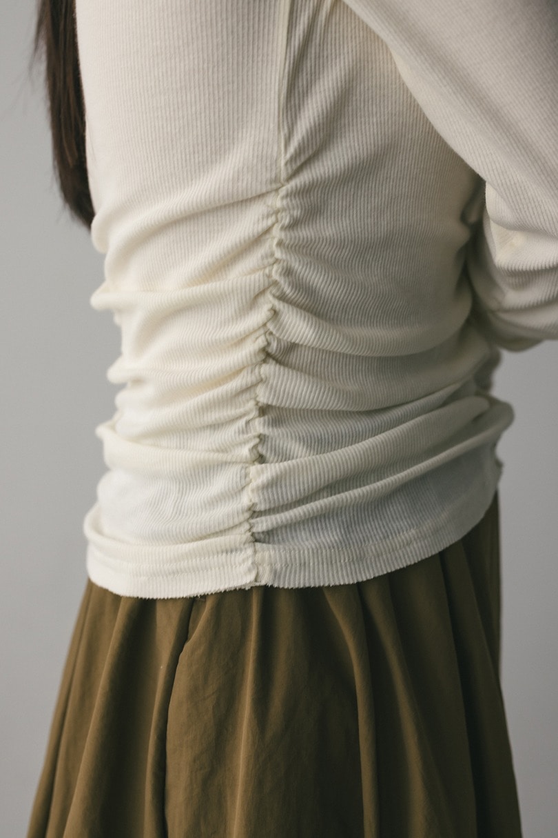 ギャザーソフトリブカットトップ 詳細画像 IVOY 5