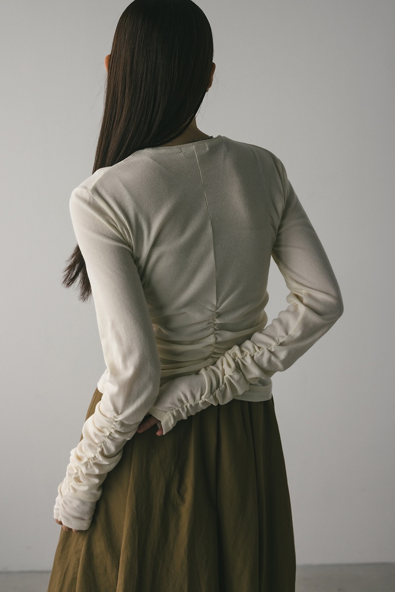 ギャザーソフトリブカットトップ 詳細画像 IVOY 6