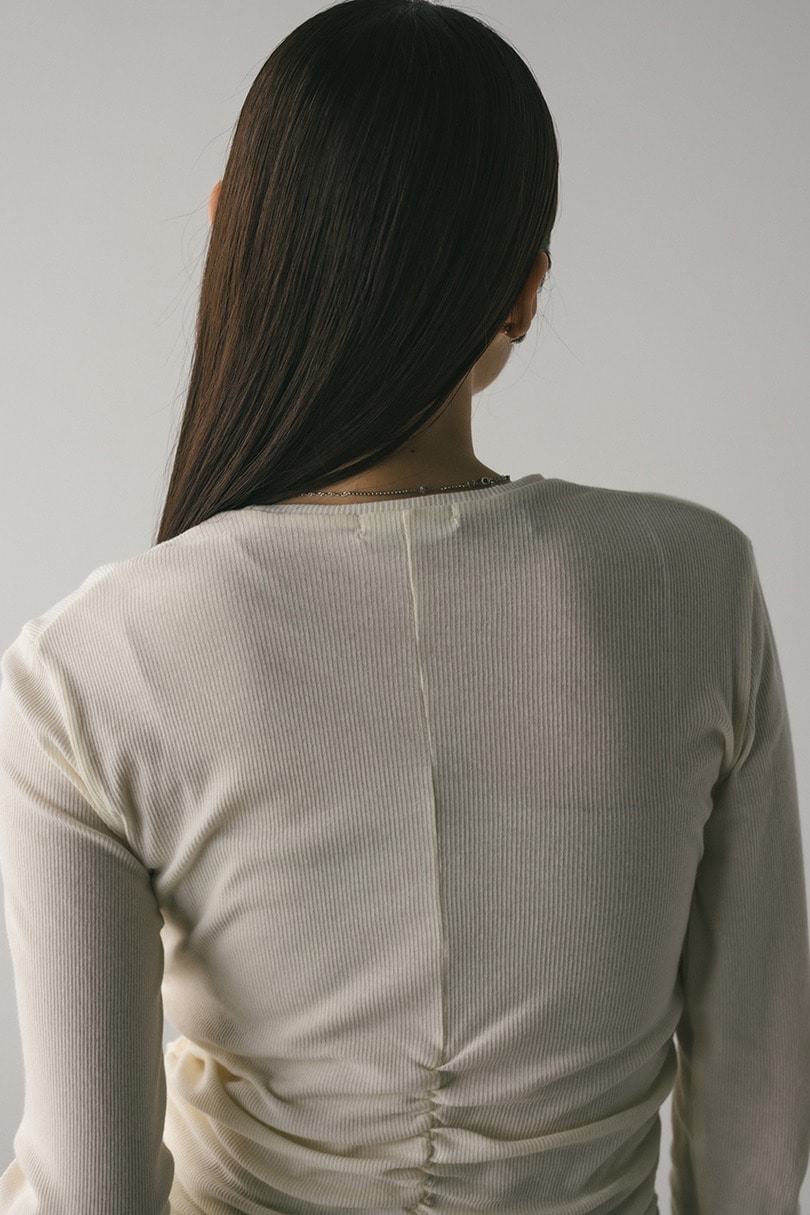 ギャザーソフトリブカットトップ 詳細画像 IVOY 7