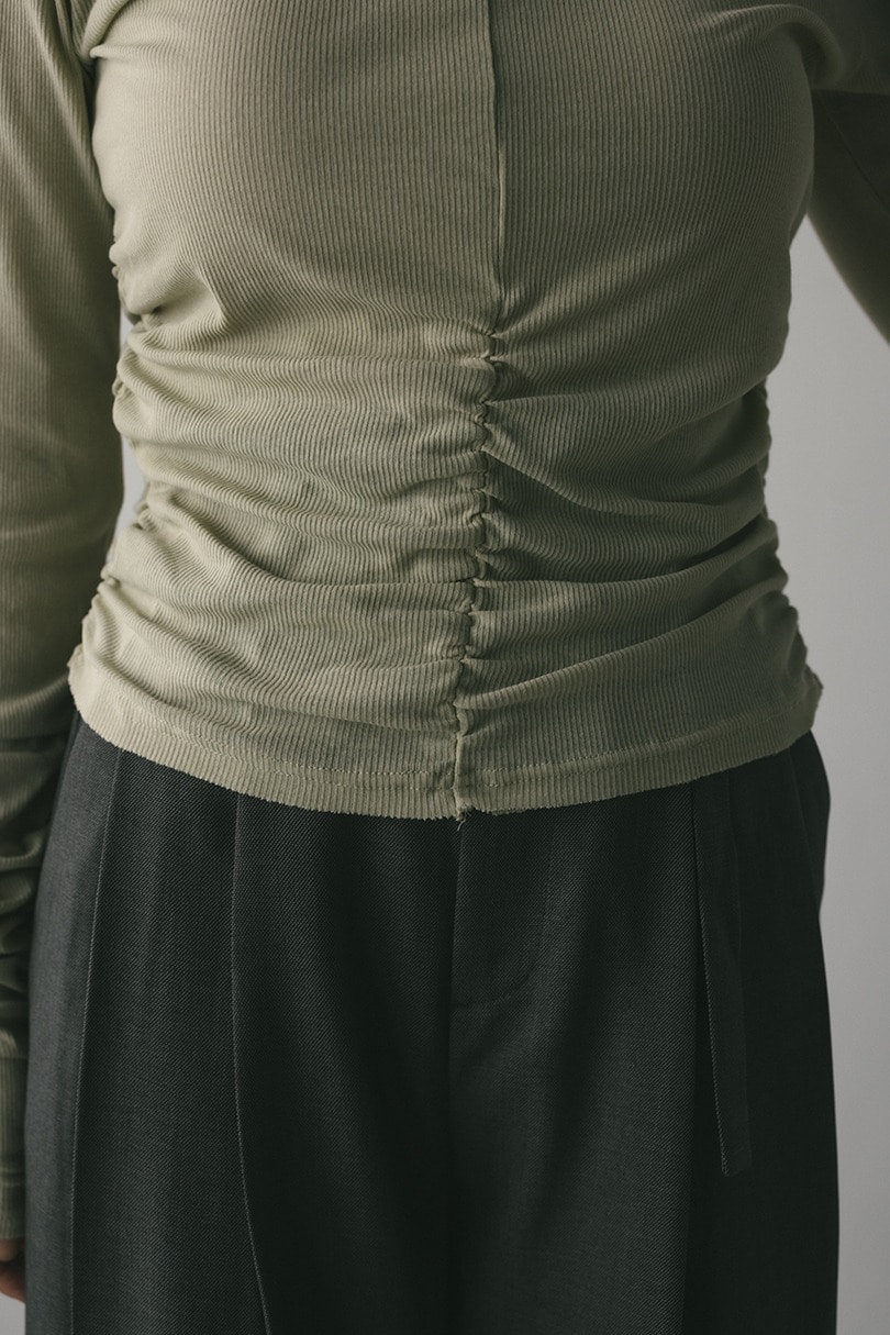 ギャザーソフトリブカットトップ 詳細画像 MINT 10