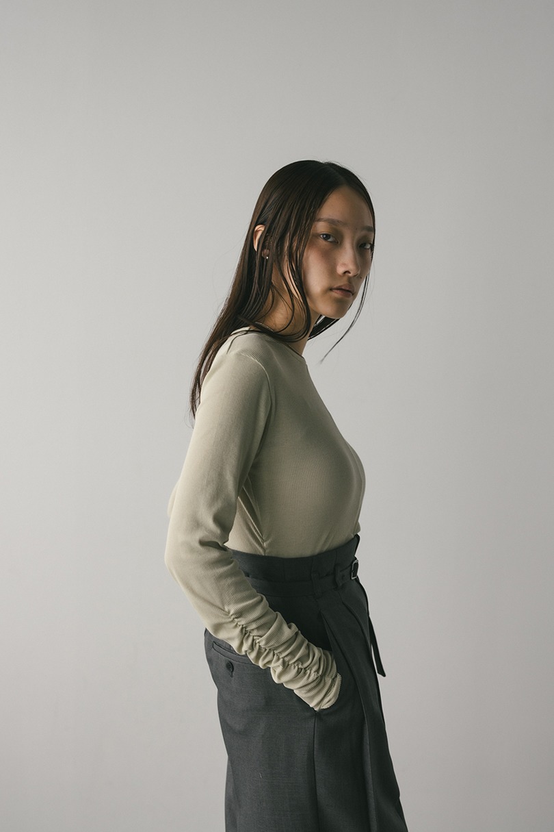 ギャザーソフトリブカットトップ 詳細画像 MINT 5