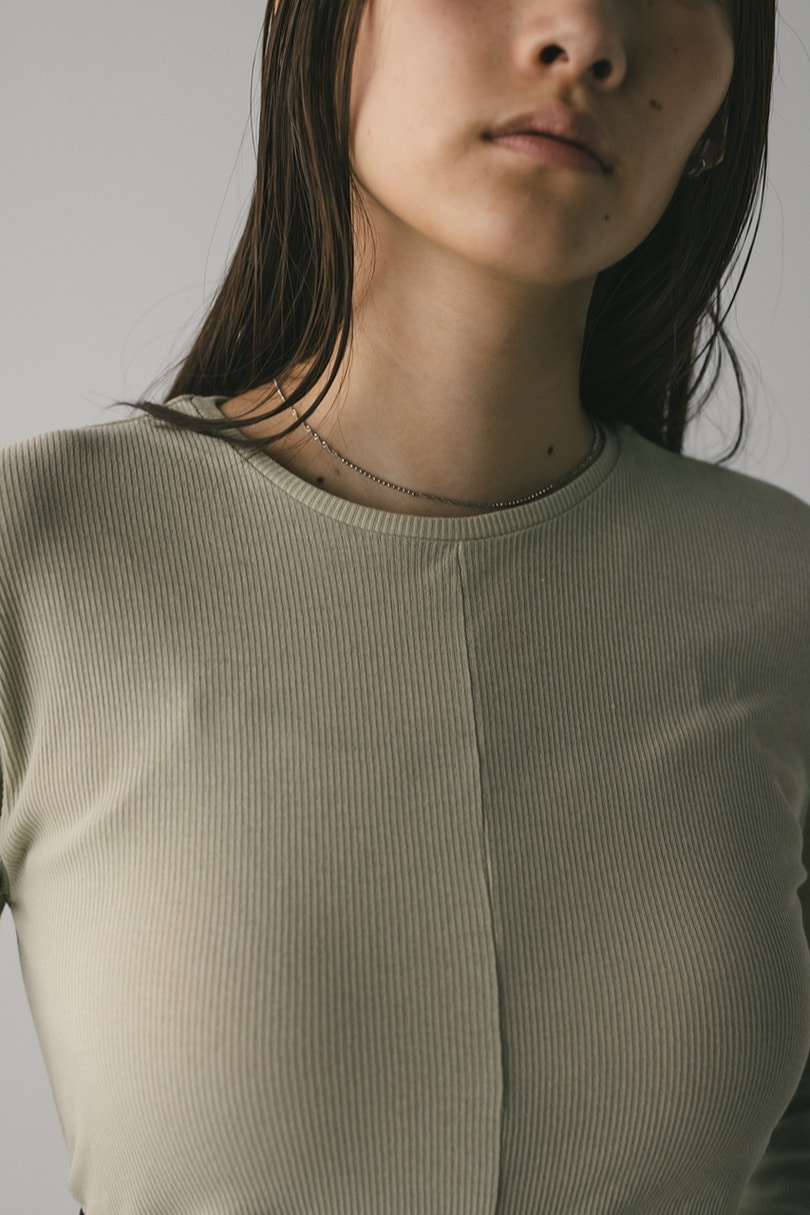 ギャザーソフトリブカットトップ 詳細画像 MINT 8