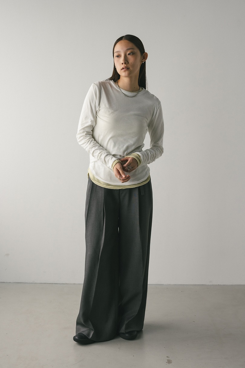 ロングスリーブスキントップ 詳細画像 WHT 2