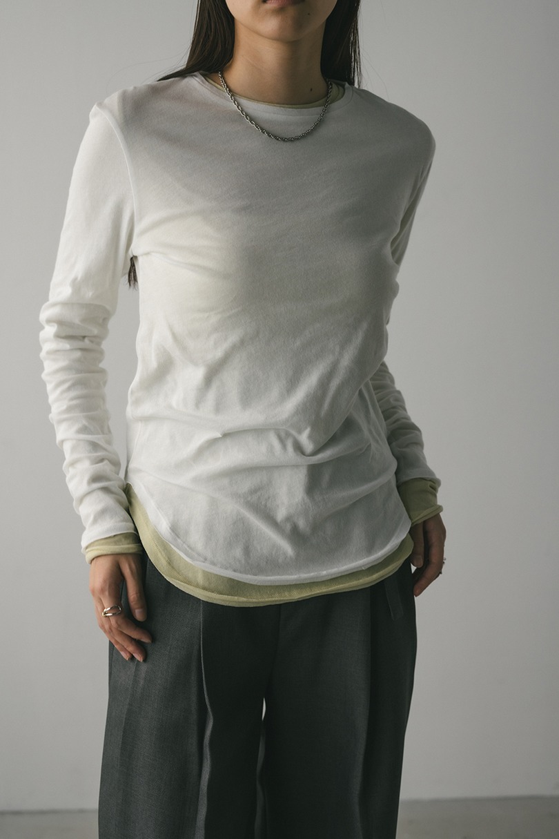 ロングスリーブスキントップ 詳細画像 WHT 4