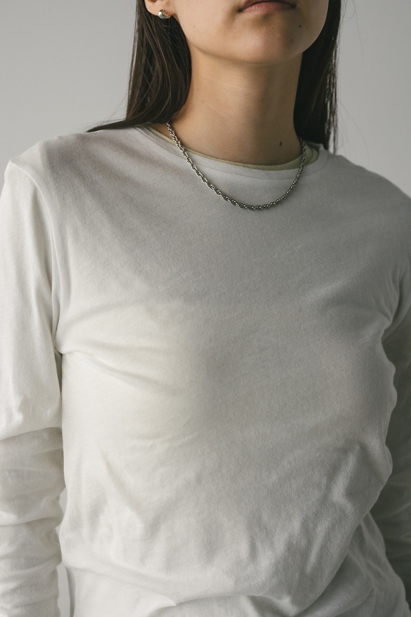 ロングスリーブスキントップ 詳細画像 WHT 5