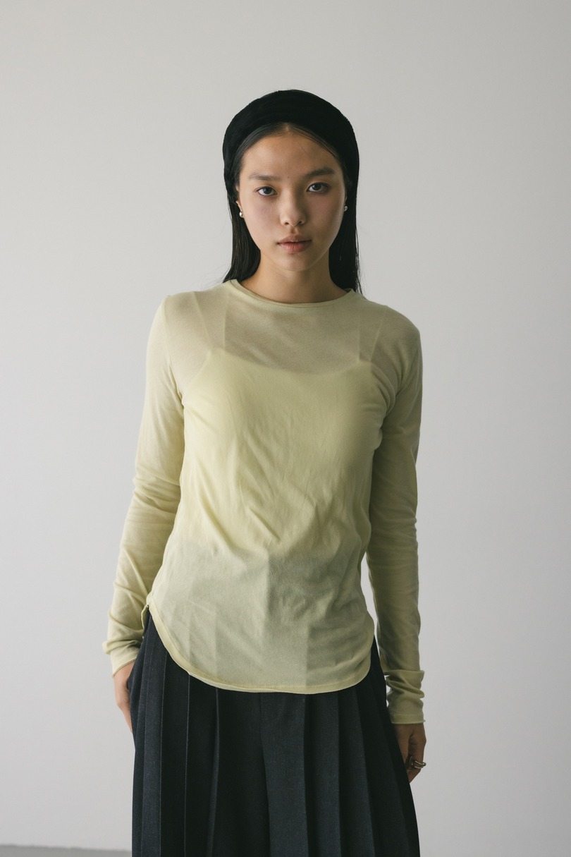 ロングスリーブスキントップ 詳細画像 L/GRN 3