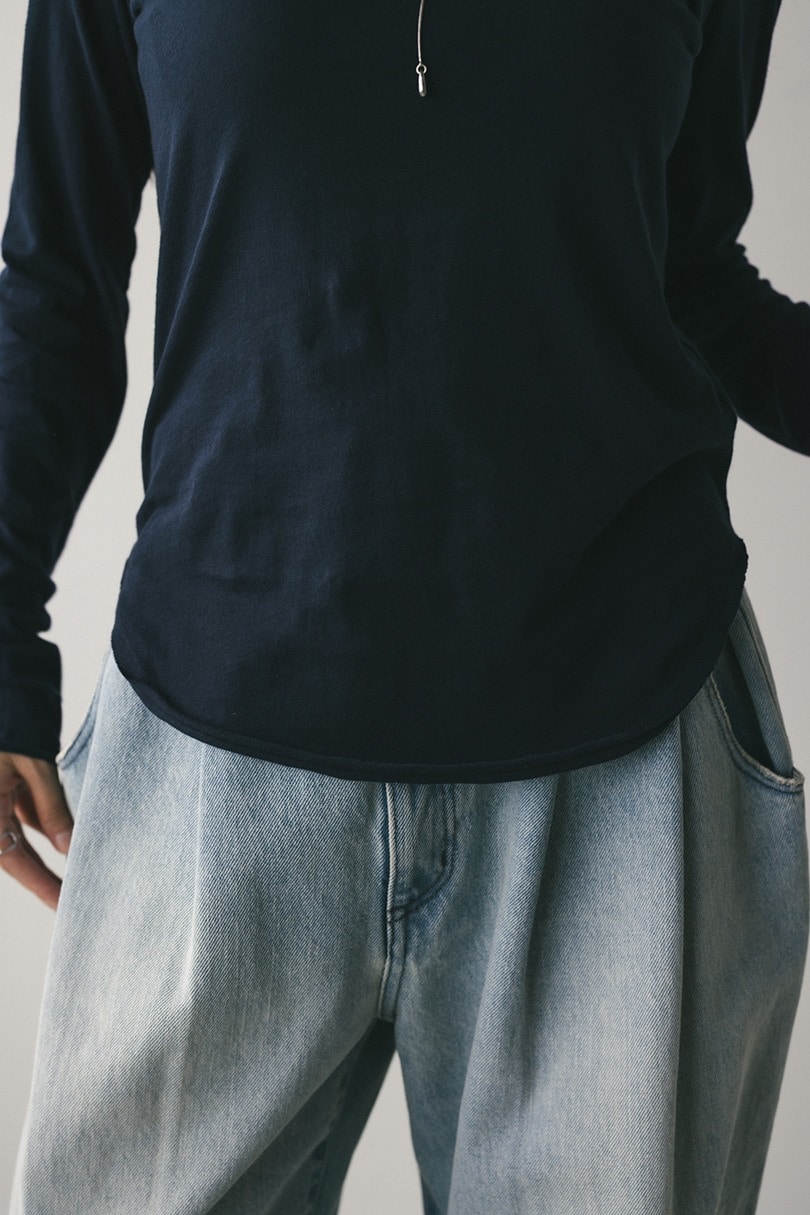 ロングスリーブスキントップ 詳細画像 NVY 6