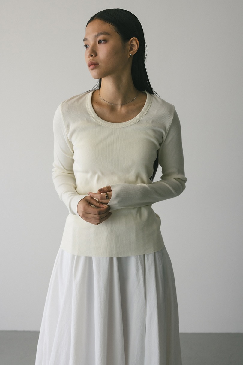 ラウンドネックロンT 詳細画像 IVOY 4