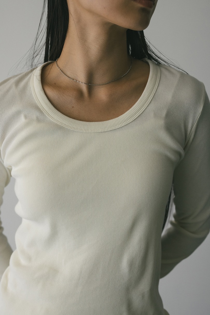 ラウンドネックロンT 詳細画像 IVOY 5