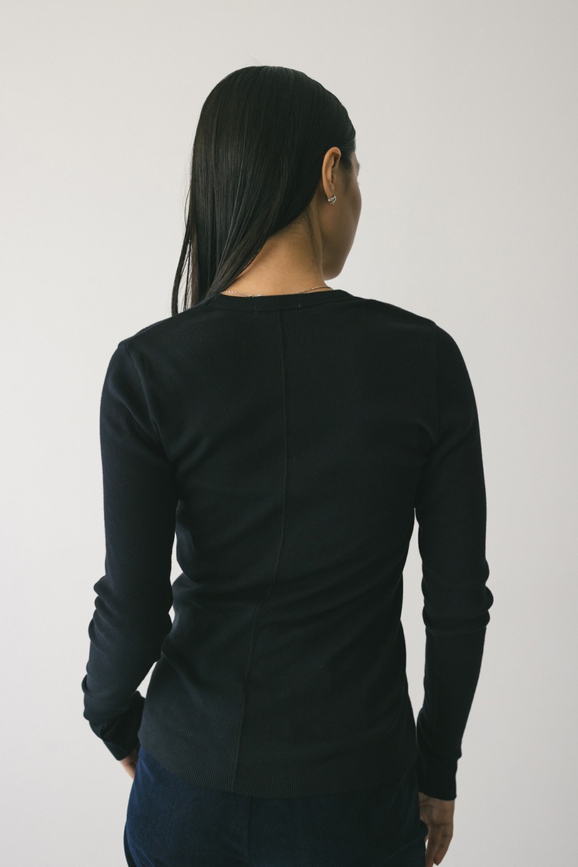 ラウンドネックロンT 詳細画像 BLK 8