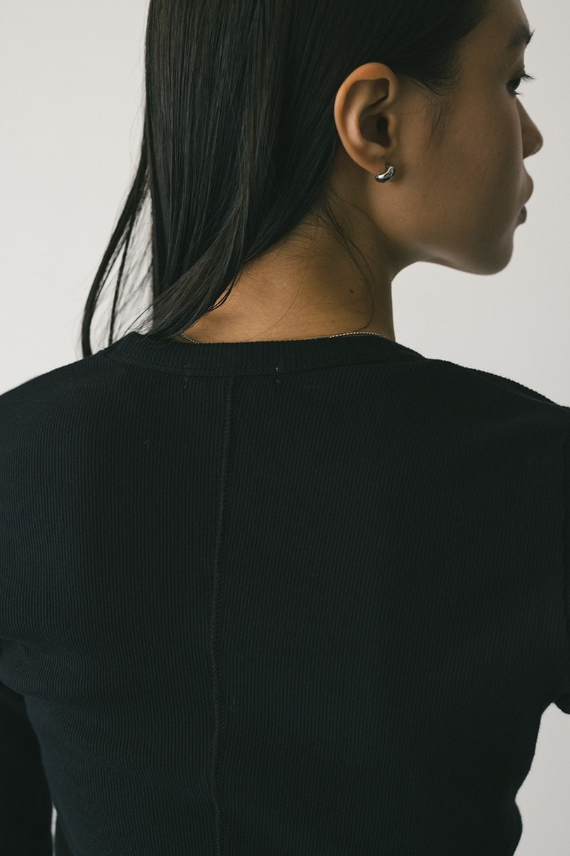 ラウンドネックロンT 詳細画像 BLK 9