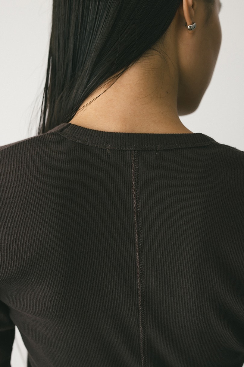 ラウンドネックロンT 詳細画像 BRN 8