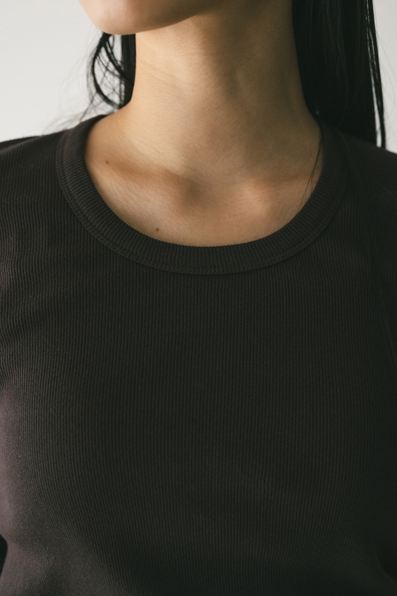 ラウンドネックロンT 詳細画像 BRN 9