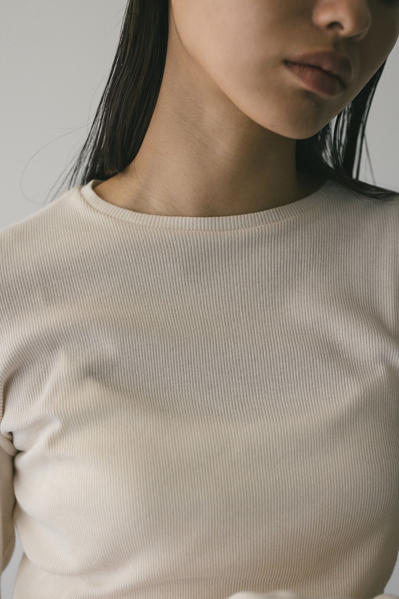 ヘムラウンドリブトップ 詳細画像 IVOY 4