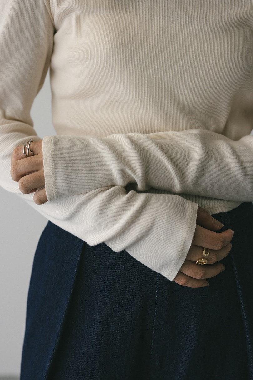 ヘムラウンドリブトップ 詳細画像 IVOY 5