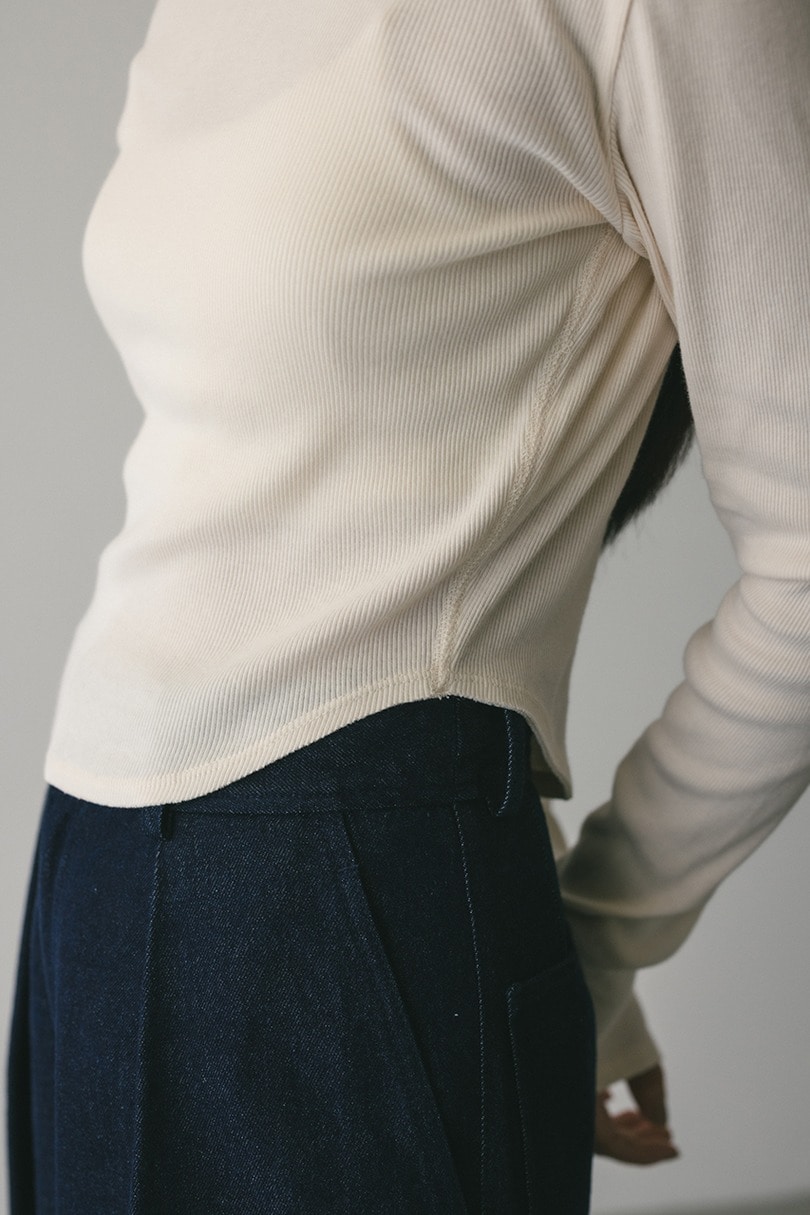 ヘムラウンドリブトップ 詳細画像 IVOY 6