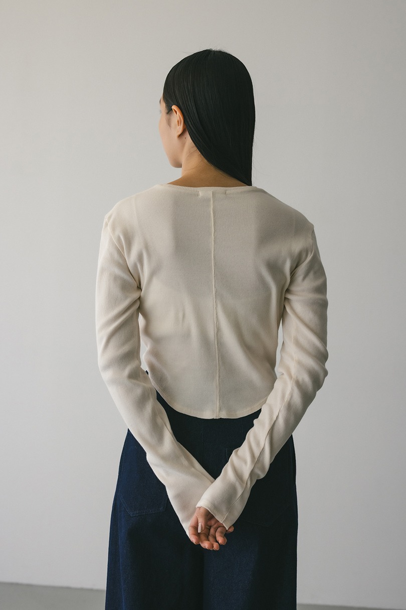 ヘムラウンドリブトップ 詳細画像 IVOY 7