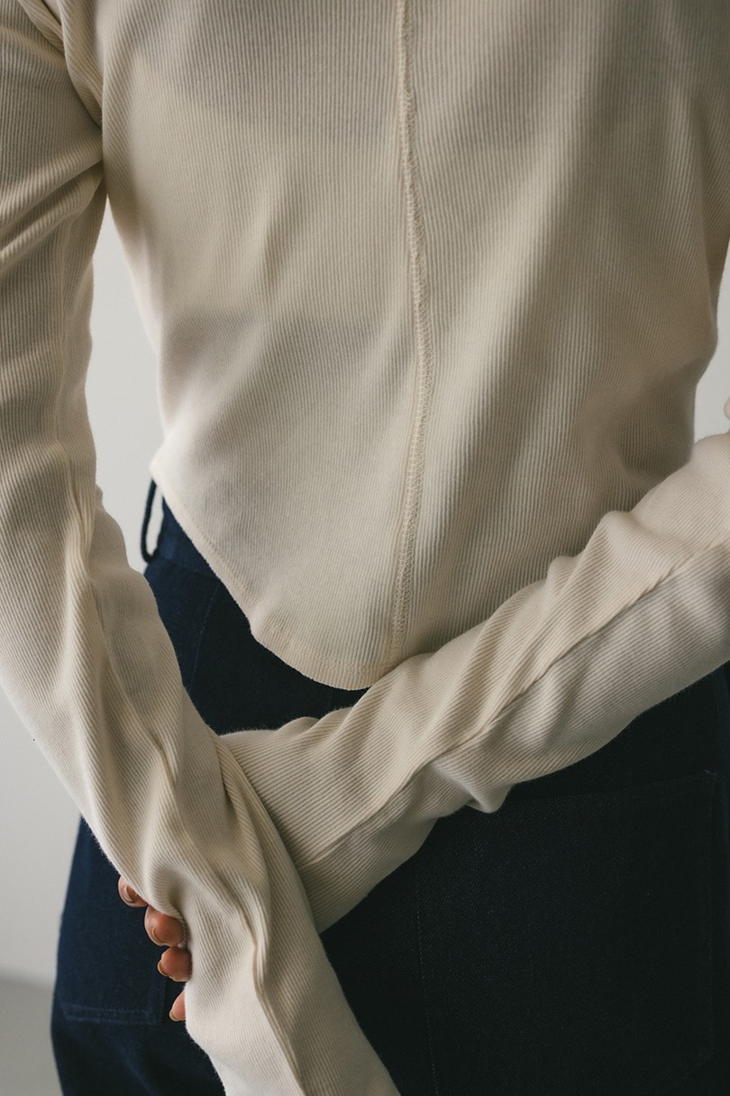 ヘムラウンドリブトップ 詳細画像 IVOY 8