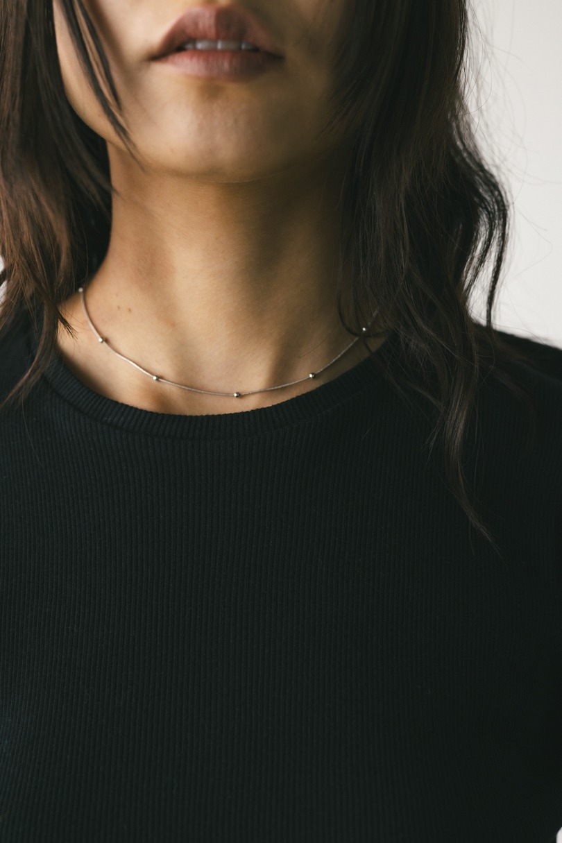 ヘムラウンドリブトップ 詳細画像 BLK 4