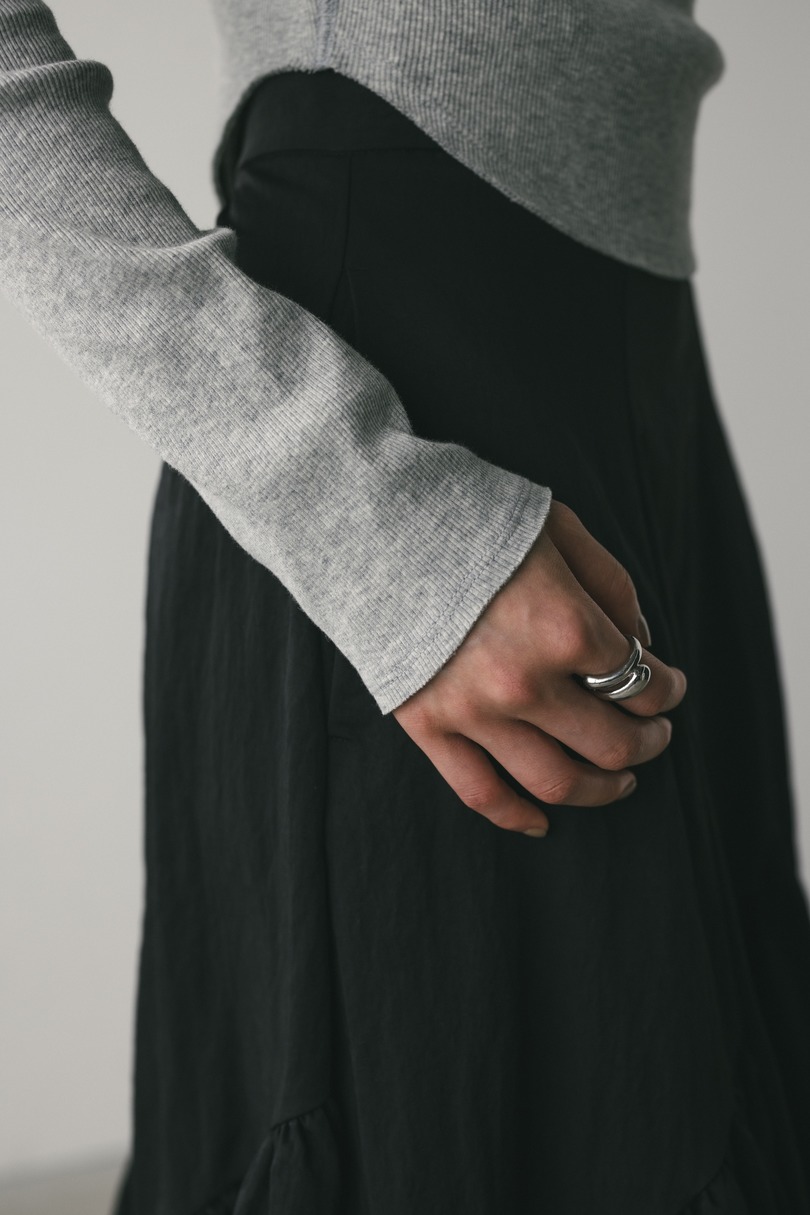 ヘムラウンドリブトップ 詳細画像 T.GRY 6