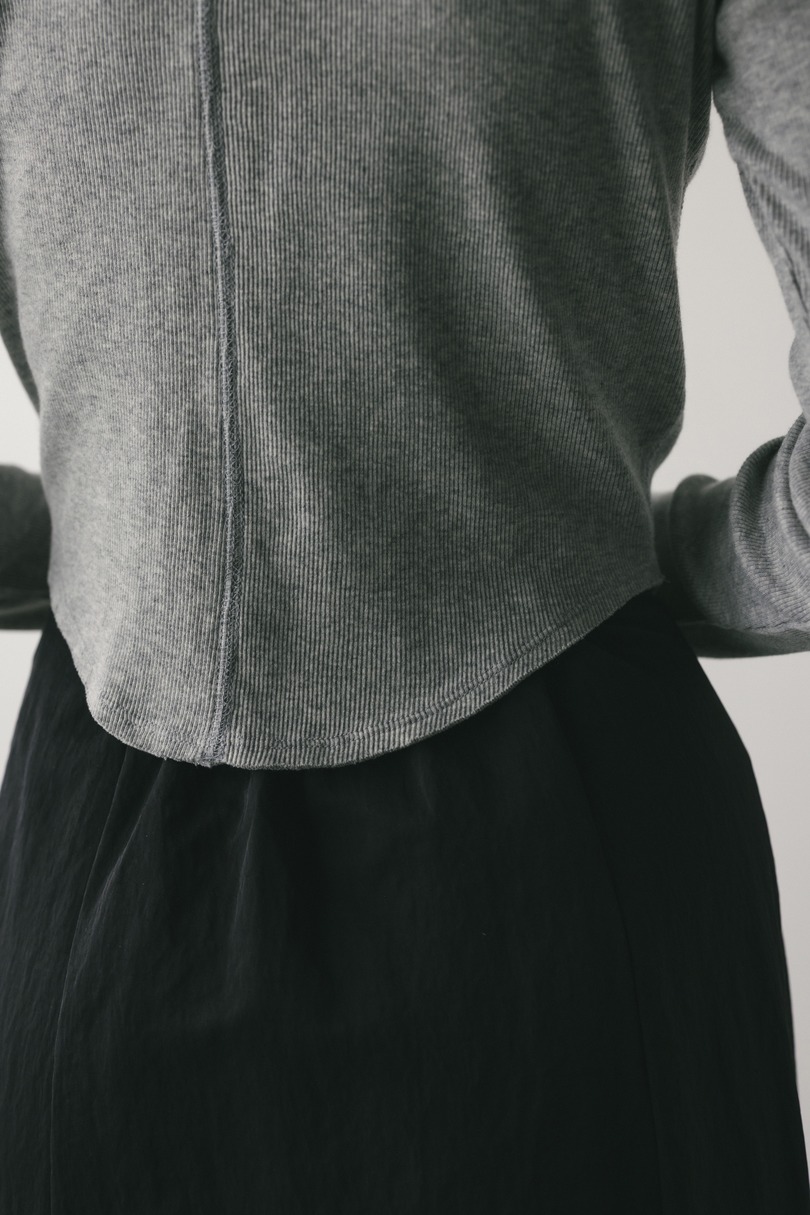 ヘムラウンドリブトップ 詳細画像 T.GRY 9