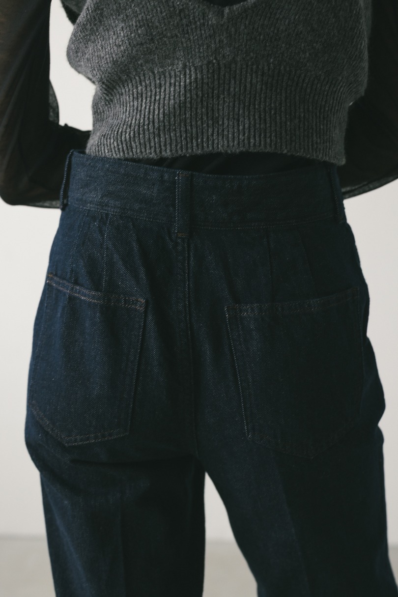 ヘムスリットストレートデニムパンツ 詳細画像 IDG 8