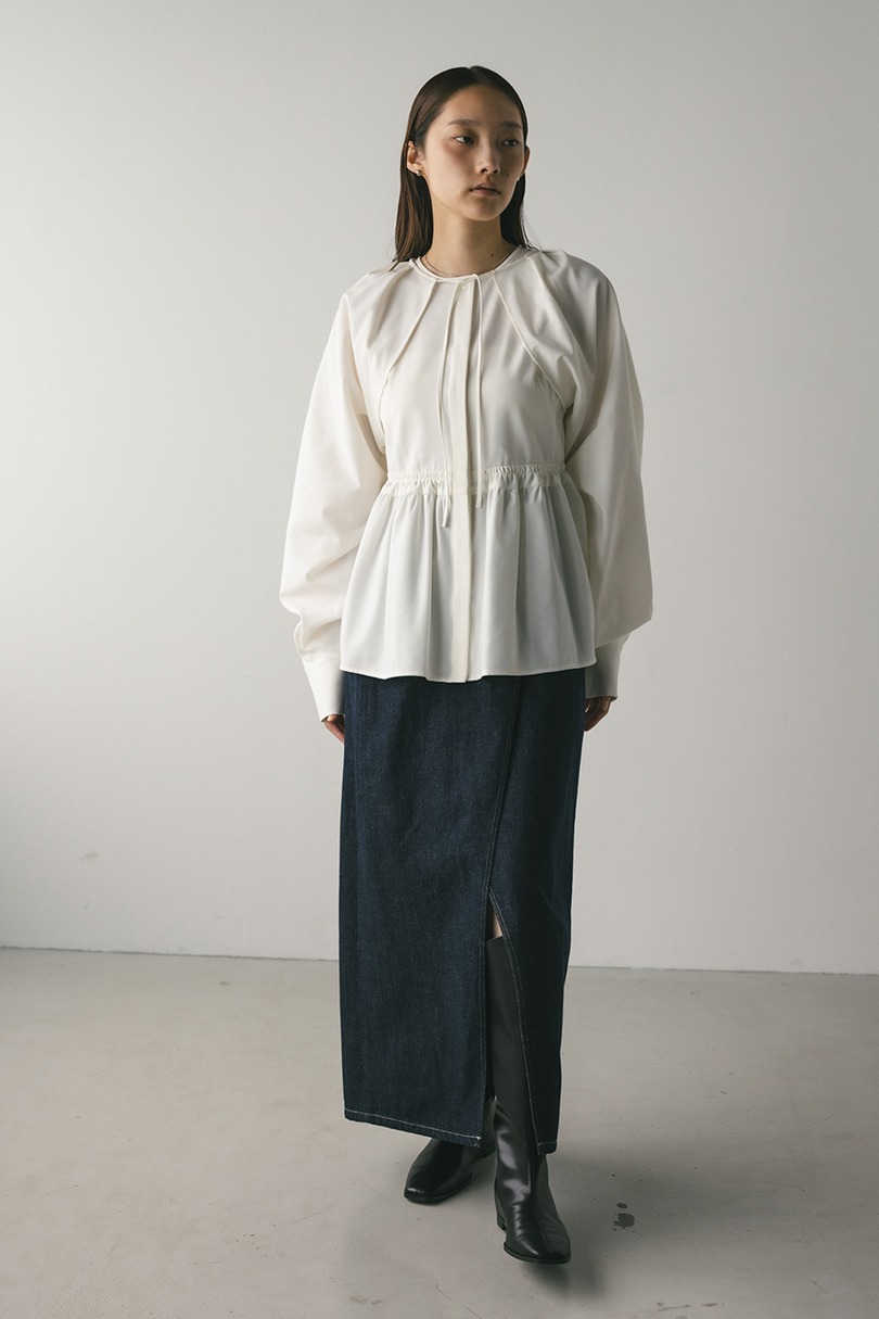 2ピースボレロセットブラウス 詳細画像 WHT 2