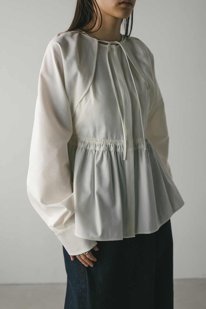 2ピースボレロセットブラウス 詳細画像 WHT 3