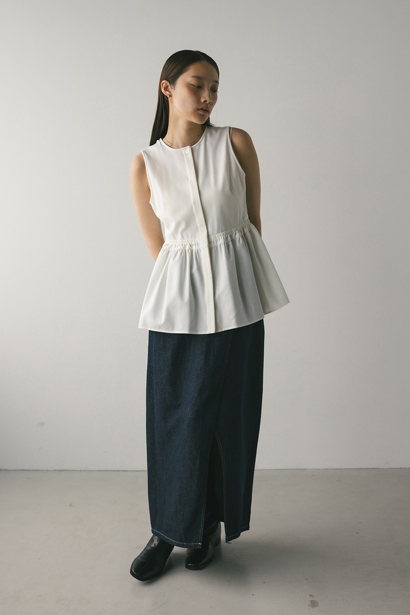 2ピースボレロセットブラウス 詳細画像 WHT 4