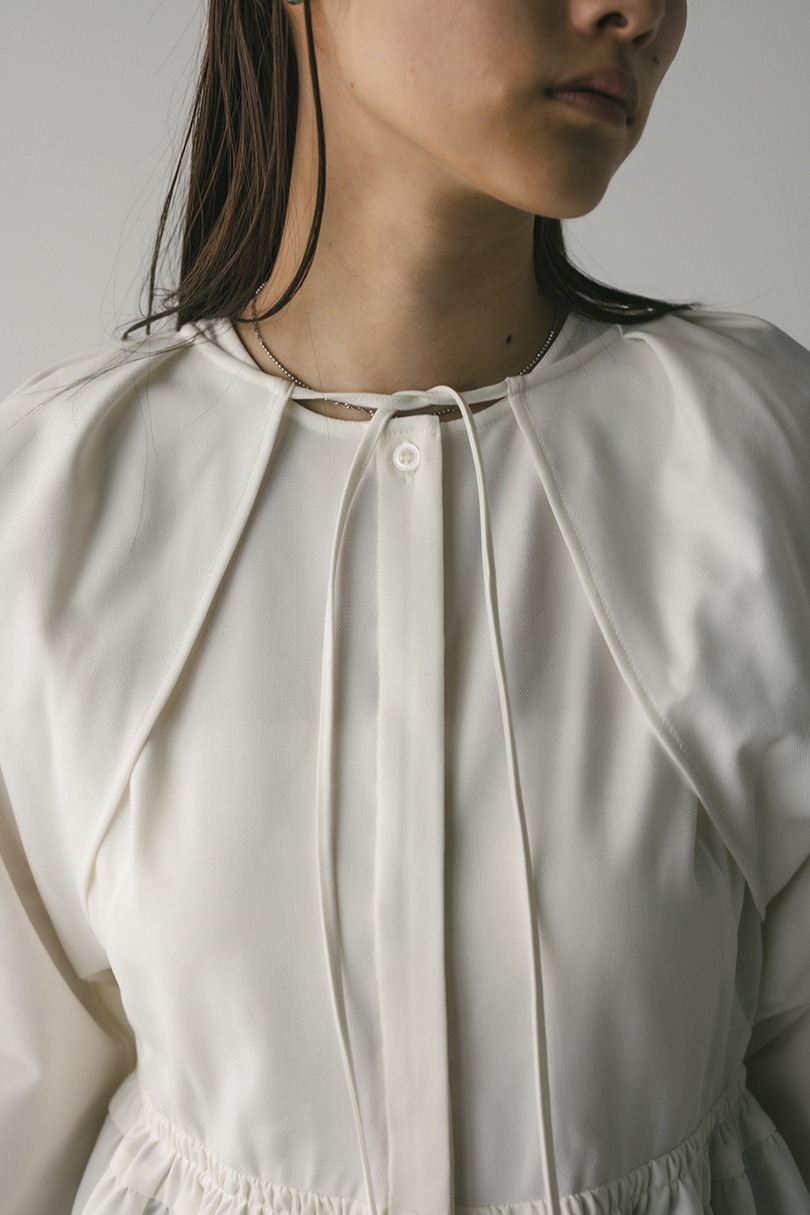 2ピースボレロセットブラウス 詳細画像 WHT 7