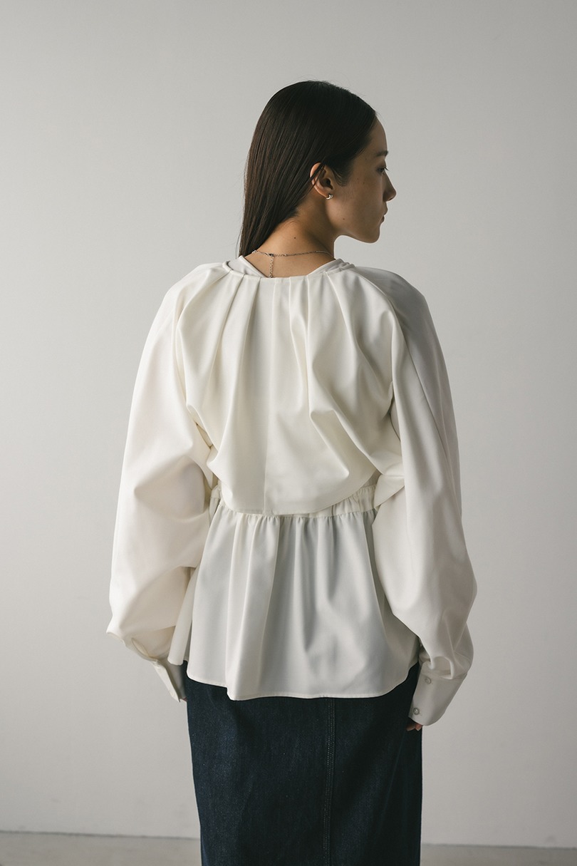 2ピースボレロセットブラウス 詳細画像 WHT 8