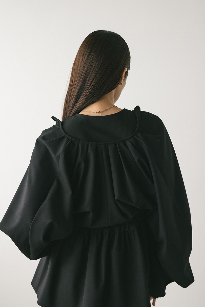 2ピースボレロセットブラウス 詳細画像 BLK 7