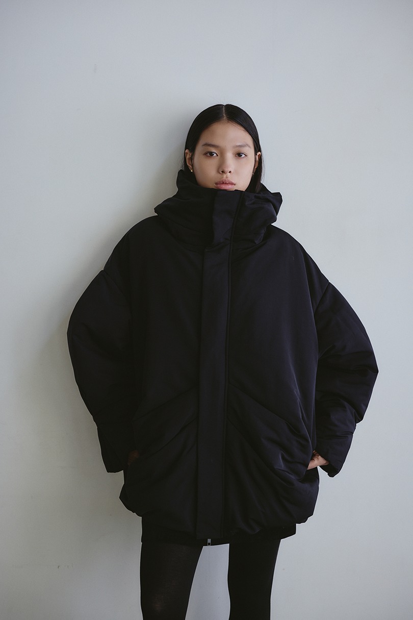 パッファーボリュームコート 詳細画像 BLK 2