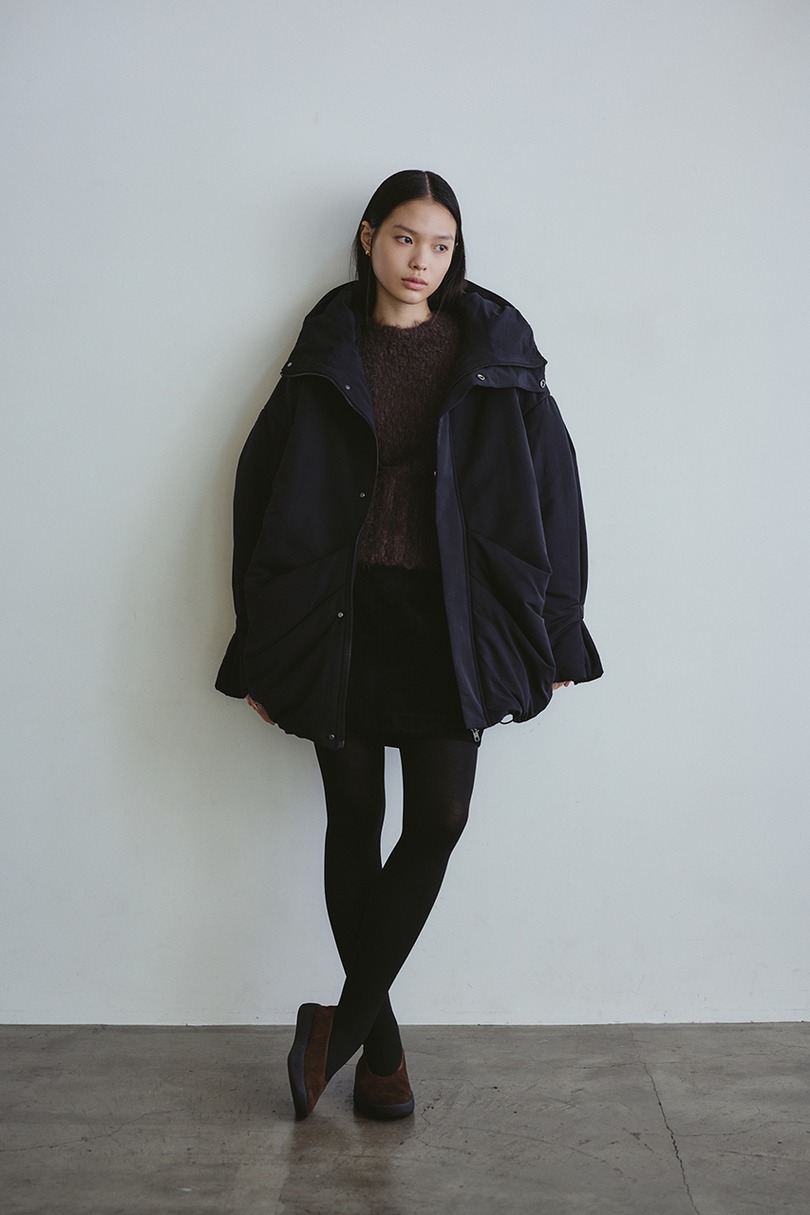 パッファーボリュームコート 詳細画像 BLK 4