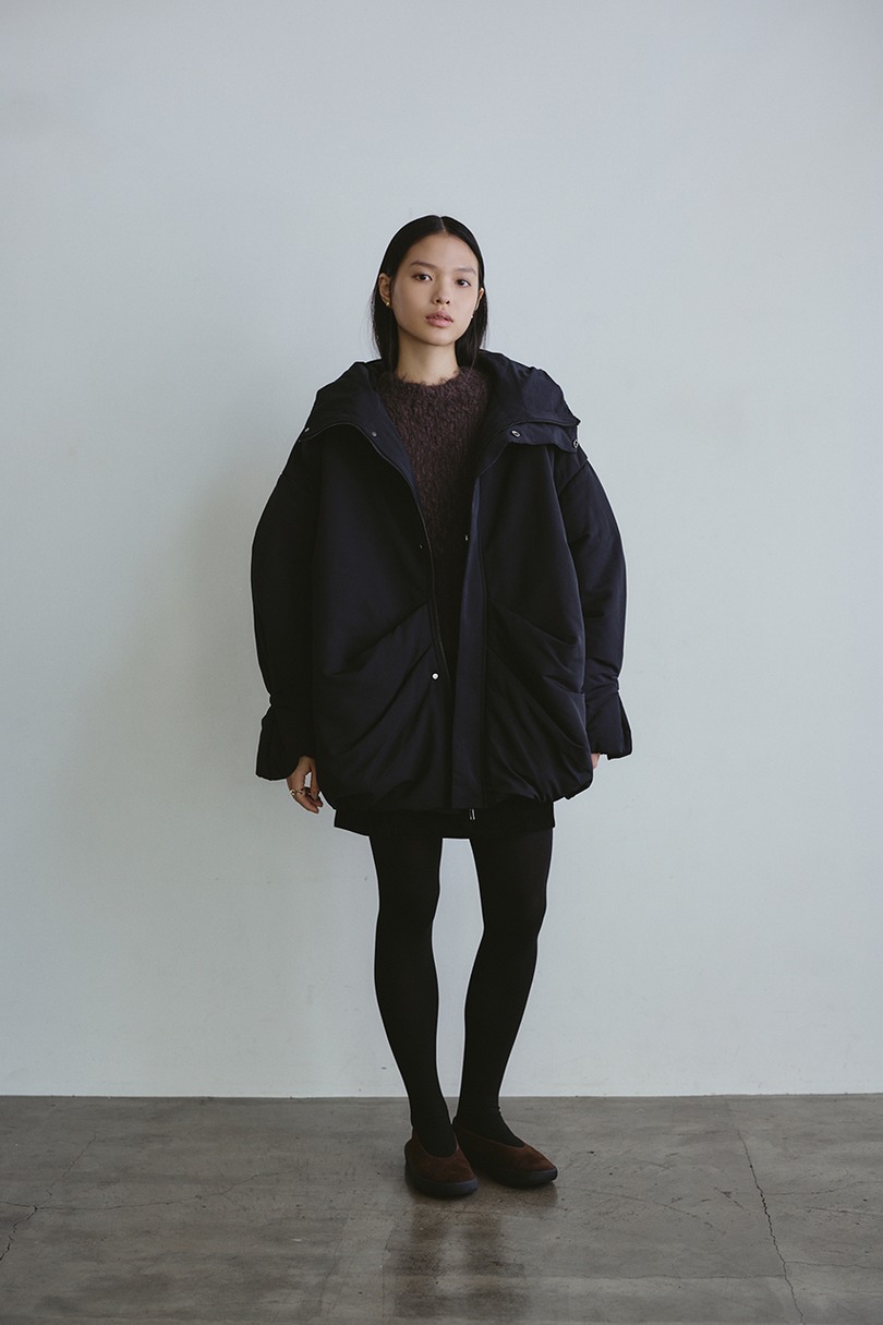 パッファーボリュームコート 詳細画像 BLK 5