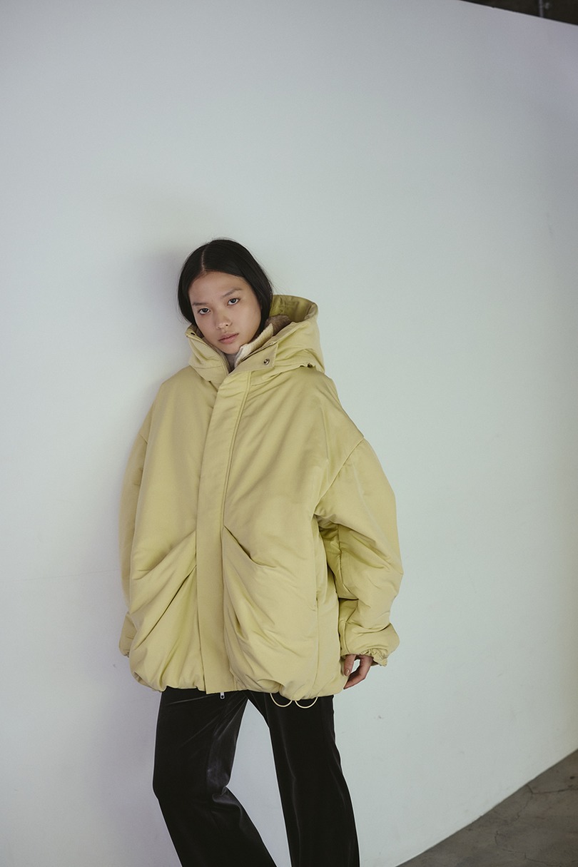 パッファーボリュームコート 詳細画像 YEL 2
