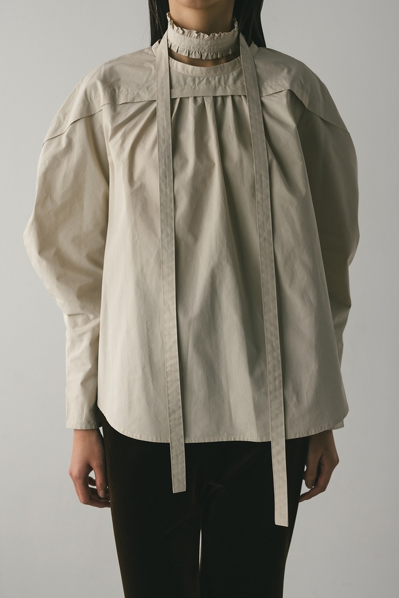 フリルチョーカーセットブラウス