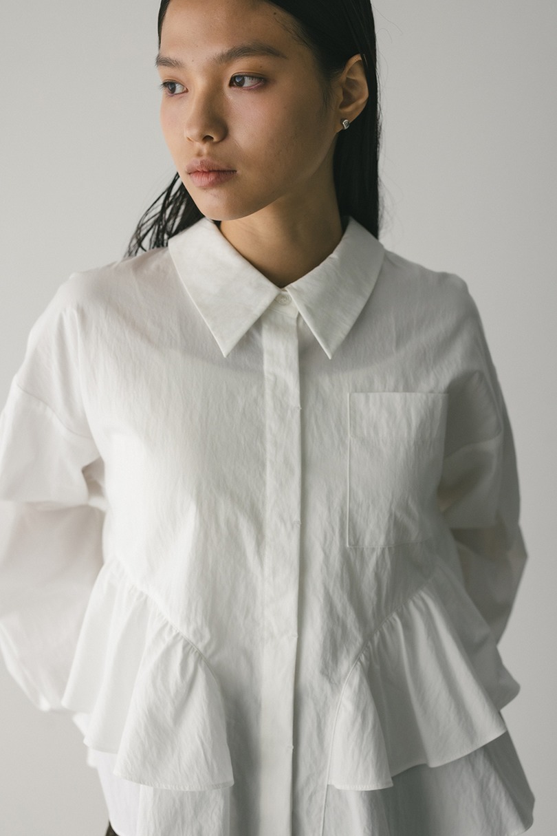 ティアードフリルシャツ 詳細画像 WHT 7